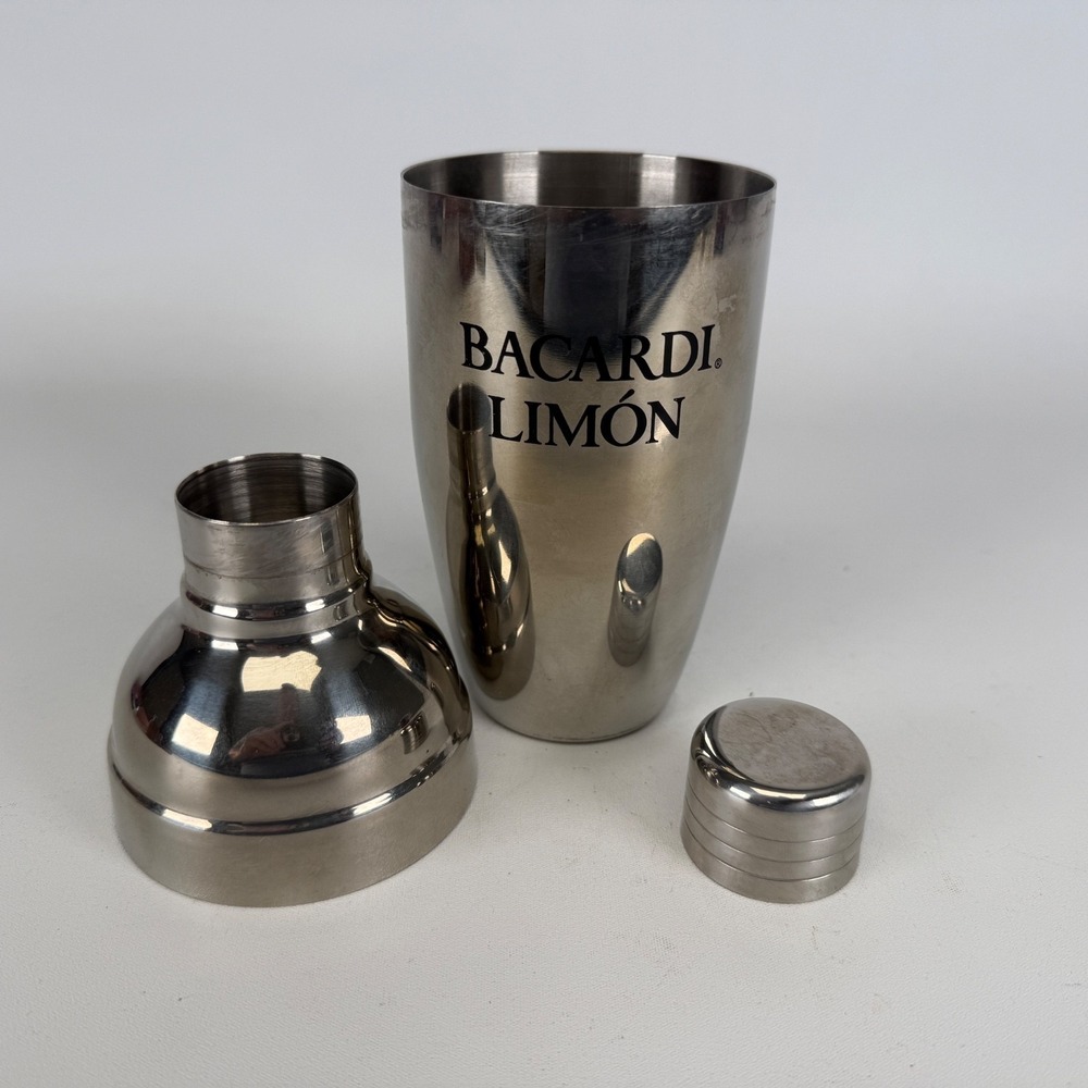 Bacardi Limon Rum Cocktail‎ Shaker Stainless Steel 18/10
